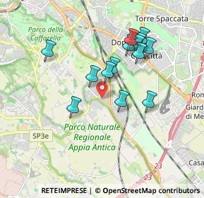 Mappa Via Zosimo, 00178 Roma RM, Italia (1.74)