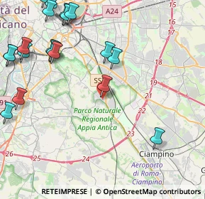 Mappa Via Zosimo, 00178 Roma RM, Italia (6.242)