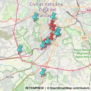 Mappa Via Asciano, 00144 Roma RM, Italia (3.30636)