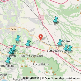 Mappa Via casilina 18 km 25.800, 00030 Colonna RM, Italia (6.12273)