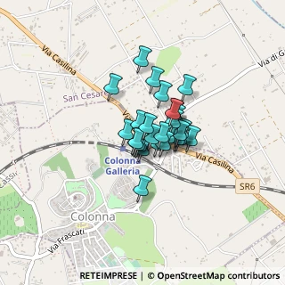 Mappa Via Casilina, 00040 Colonna RM, Italia (0.24333)