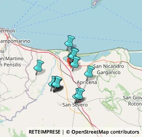 Mappa Poggio Imperiale, 71010 Poggio imperiale FG, Italia (10.92688)