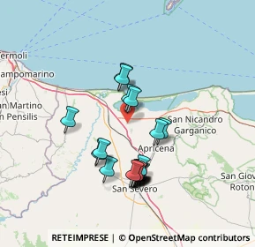 Mappa Poggio Imperiale, 71010 Poggio imperiale FG, Italia (13.4365)