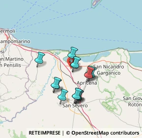 Mappa Poggio Imperiale, 71010 Poggio imperiale FG, Italia (11.555)