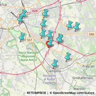 Mappa Via Soveria Mannelli, 00173 Roma RM, Italia (4.04571)