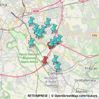 Mappa Anagnina- Casale Ferranti, 00173 Roma RM, Italia (3.015)