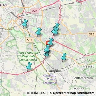 Mappa Via Soveria Mannelli, 00173 Roma RM, Italia (2.89545)
