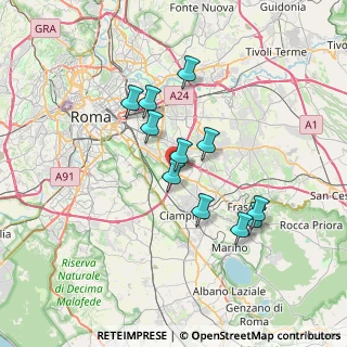 Mappa Anagnina- Casale Ferranti, 00173 Roma RM, Italia (6.30364)