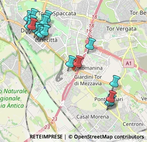 Mappa Via Soveria Mannelli, 00173 Roma RM, Italia (2.5875)