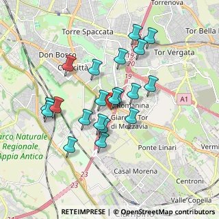Mappa Via Soveria Mannelli, 00173 Roma RM, Italia (1.711)