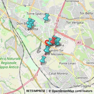 Mappa Via Soveria Mannelli, 00173 Roma RM, Italia (1.34)