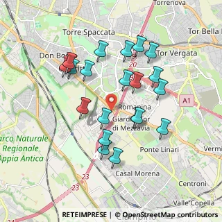 Mappa Via Soveria Mannelli, 00173 Roma RM, Italia (1.824)