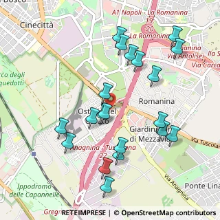 Mappa Via Soveria Mannelli, 00173 Roma RM, Italia (1.102)