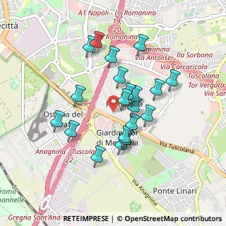 Mappa Via Leopoldo Micucci, 00173 Roma RM, Italia (0.814)