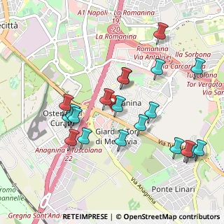 Mappa Via Leopoldo Micucci, 00173 Roma RM, Italia (1.0645)