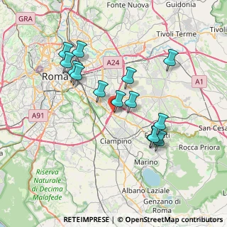 Mappa Via Leopoldo Micucci, 00173 Roma RM, Italia (7.27)