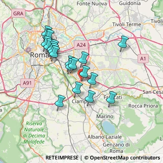 Mappa Via Leopoldo Micucci, 00173 Roma RM, Italia (7.169)