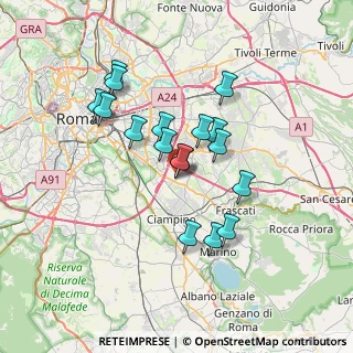 Mappa Via Giuseppe Capograssi, 00173 Roma RM, Italia (6.25)