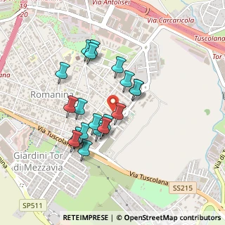 Mappa Via Giuseppe Capograssi, 00173 Roma RM, Italia (0.4135)