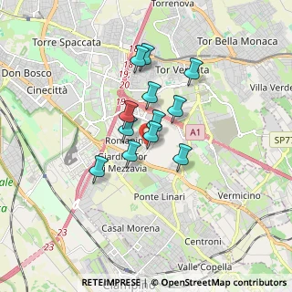 Mappa Via Giuseppe Capograssi, 00173 Roma RM, Italia (1.27083)