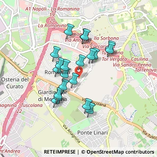 Mappa Via Giuseppe Capograssi, 00173 Roma RM, Italia (0.8045)