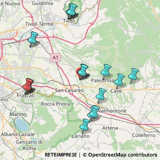 Mappa Via Antonio Fabrini, 00039 Zagarolo RM, Italia (9.964)