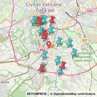 Mappa Viale Val Fiorita, 00144 Roma RM, Italia (3.7795)