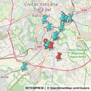 Mappa Viale Val Fiorita, 00144 Roma RM, Italia (3.56)
