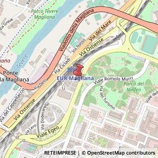 Mappa Viale di Val Fiorita, 86, 00144 Roma, Roma (Lazio)