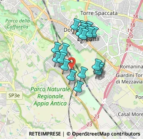 Mappa Via Rogliano, 00178 Roma RM, Italia (1.4345)