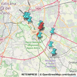 Mappa Via Rogliano, 00178 Roma RM, Italia (3.556)