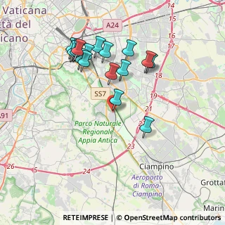 Mappa Via Rogliano, 00178 Roma RM, Italia (4.02294)