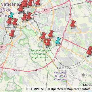 Mappa Via Rogliano, 00178 Roma RM, Italia (6.4465)