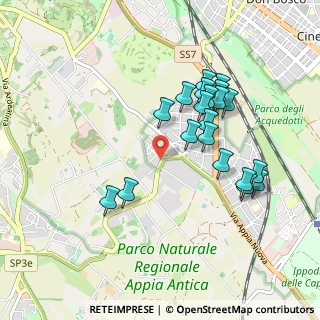Mappa Via Erode Attico, 00178 Roma RM, Italia (0.9375)