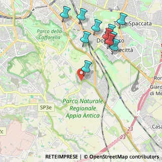Mappa Via Erode Attico, 00178 Roma RM, Italia (2.48545)
