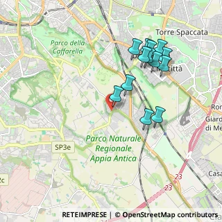 Mappa Via Erode Attico, 00178 Roma RM, Italia (2.01154)