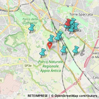 Mappa Via Erode Attico, 00178 Roma RM, Italia (1.93214)