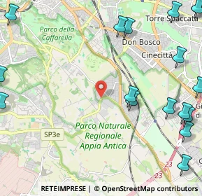 Mappa Via Erode Attico, 00178 Roma RM, Italia (3.54471)