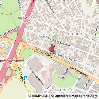 Mappa Via Tuscolana, 1187, 00173 Roma, Roma (Lazio)