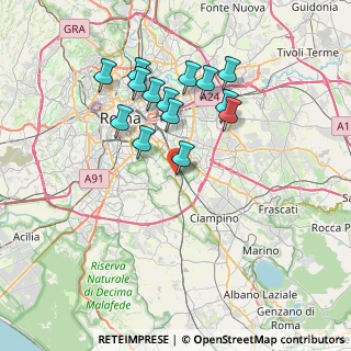 Mappa Via Lungro, 00178 Roma RM, Italia (7.09786)