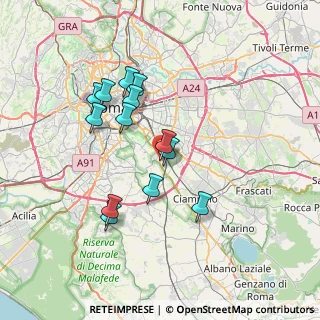 Mappa Via Lungro, 00178 Roma RM, Italia (6.79769)