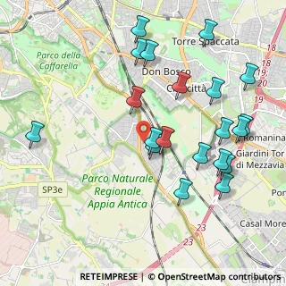 Mappa Via Lungro, 00178 Roma RM, Italia (2.3375)