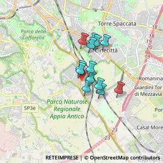 Mappa Via Lungro, 00178 Roma RM, Italia (1.24846)