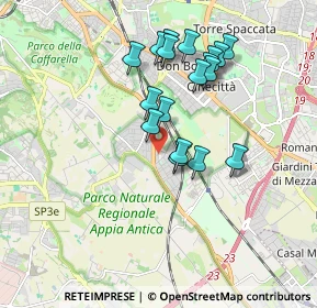 Mappa Via Lungro, 00178 Roma RM, Italia (1.71556)