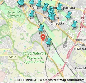 Mappa Via Lungro, 00178 Roma RM, Italia (2.71235)