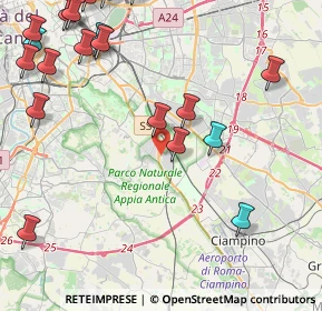 Mappa Via Lungro, 00178 Roma RM, Italia (6.181)