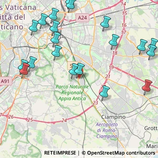 Mappa Via Lungro, 00178 Roma RM, Italia (5.9445)