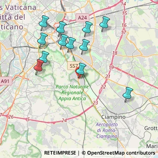Mappa Via Lungro, 00178 Roma RM, Italia (4.53833)