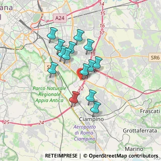 Mappa Via Ferruzzano, 00173 Roma RM, Italia (2.99571)
