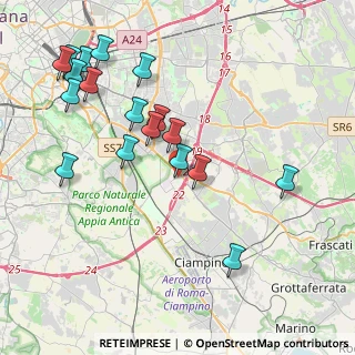 Mappa Via Capistrano, 00173 Roma RM, Italia (4.70944)
